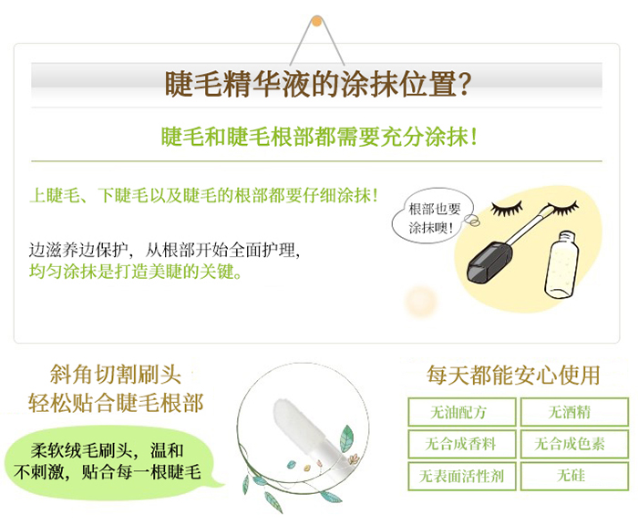 RAKUDA睫毛滋养精华液商品介绍