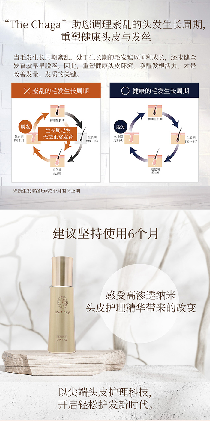 The Chaga薬用头皮护理精华商品介绍